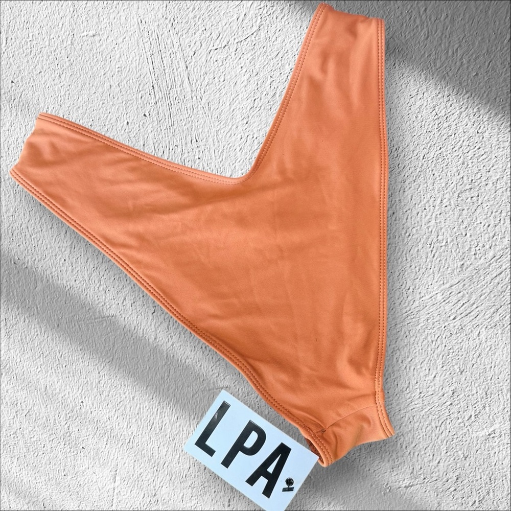LPA Women's Burnished Orange Bikini Bottom Size S NWT